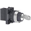 Interruptor selector de llave Ø 22mm, 2 posiciones, 1 NA