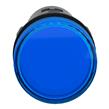 Luz piloto redonda azul Ø 22mm, con LED integrado, 24 V