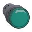 Luz Piloto Monolítica, Easy Harmony Xa2E, Plástico, Verde, 22 Mm, Led Integral, Terminales Con Abrazaderas De Tornillo, 110 V Ca Cc, Antiinterferencia