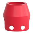 protección para seta Ø 40 y unidades Ø 22 mm - rojo