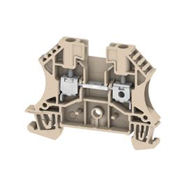 Borna de paso WDU 4, Tornillo, 26-10 AWG, 800V 32A, referencia 1020100000 Weidmuller