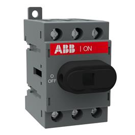 Interruptor de Desconexión Tripolar 0-I OT40F3 ABB
Corriente Nominal: 40 A @ AC-22A @ 440 VAC
Incluyen Grapas Terminales, IP 20
Montaje Fondo de Panel