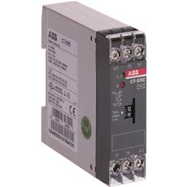 Temporizador Electrónico CT-ERE ABB
Función al Trabajo
Rango Tiempo: 3-300 s
Alimentación: 220-240 VAC; 24 VAC/DC
1 Contacto C/O