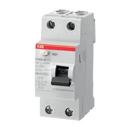 Interruptor Diferencial Bipolar FH202 AC-25/0,3 ABB
Corriente Nominal: 25 A
Intensidad de Defecto: 300 mA