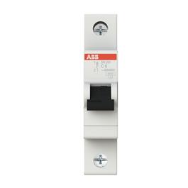 Mini interruptor SH201-C6, 1P, 6A, Curva C, ABB 2CDS211001R0064