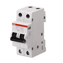 Mini interruptor SH202-C50, 2P, 50A, Curva C, ABB 2CDS212001R0504