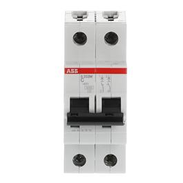 Mini interruptor S202M-C32UC, 2P, 32A, Curva C, ABB 2CDS272061R0324