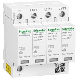 modular surge arrester;surge arrester;surge;surge protection device;lightning arrester;lightning;type 1 surge arrester;type 1 surge;type 1 arrester;residential;lightning strikes;schneider spd;spd;din rail;schneider surge arrester