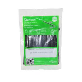 Amarre Dexson T4 Negro (10cmx2.5mm)x100 TP