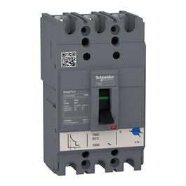 LV510935 easypact interruptor CVS100BS 25 kA a 415 VCA 50 A clasificación termomagnética TM-D unidad de desconexión 3 P 3d Schneider Electric