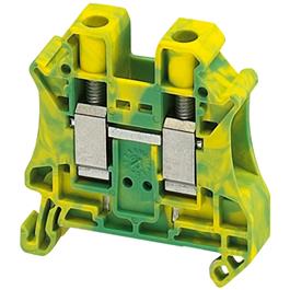 NSYTRV102PE Bornera de Tierra - 10 Mm² 76 a Nivel Único 1X1 Tornillo - Amarillo Verdoso Schneider Electric
