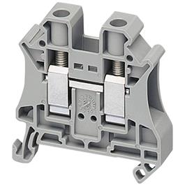 NSYTRV102 Bloque de Terminales de Paso - 10 Mm² 57 a Nivel Único 1X1 Tornillo - Gris Schneider Electric