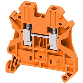 NSYTRV42AR Bloque de Terminales de Paso - 4 Mm² 32 a Nivel Único 1X1 Tornillo - Naranja Schneider Electric