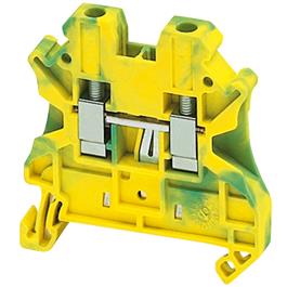 NSYTRV42PE Bloque de Terminales de Tierra - 4Mm² Nivelúnico 1X1 Tornillo - Amarillo Verdoso Schneider Electric