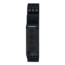 RE17RLMU Harmony Time - Asimétrico parpadeo relé - 1 s..100 h - 24..240 v ac - 1 oc Schneider Electric