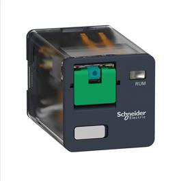 RUMC21JD Harmony relé enchufable universal 10 A 2 CO con botón de prueba bloqueable 12 V CC Schneider Electric