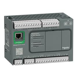 TM200CE24T controlador Modicon Easy M200 24 E-S transistor fuente Ethernet Schneider Electric