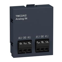 TMC2AI2 Cartucho de entrada analógica Modicon M221 2 entradas analógicas extensión de E-S Schneider Electric