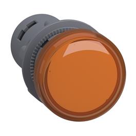 Luz Piloto Monolítica, Easy Harmony Xa2, Plástico, Ámbar, 22 Mm, Led Integral, Terminales Con Abrazaderas De Tornillo, 24 V Ca Cc